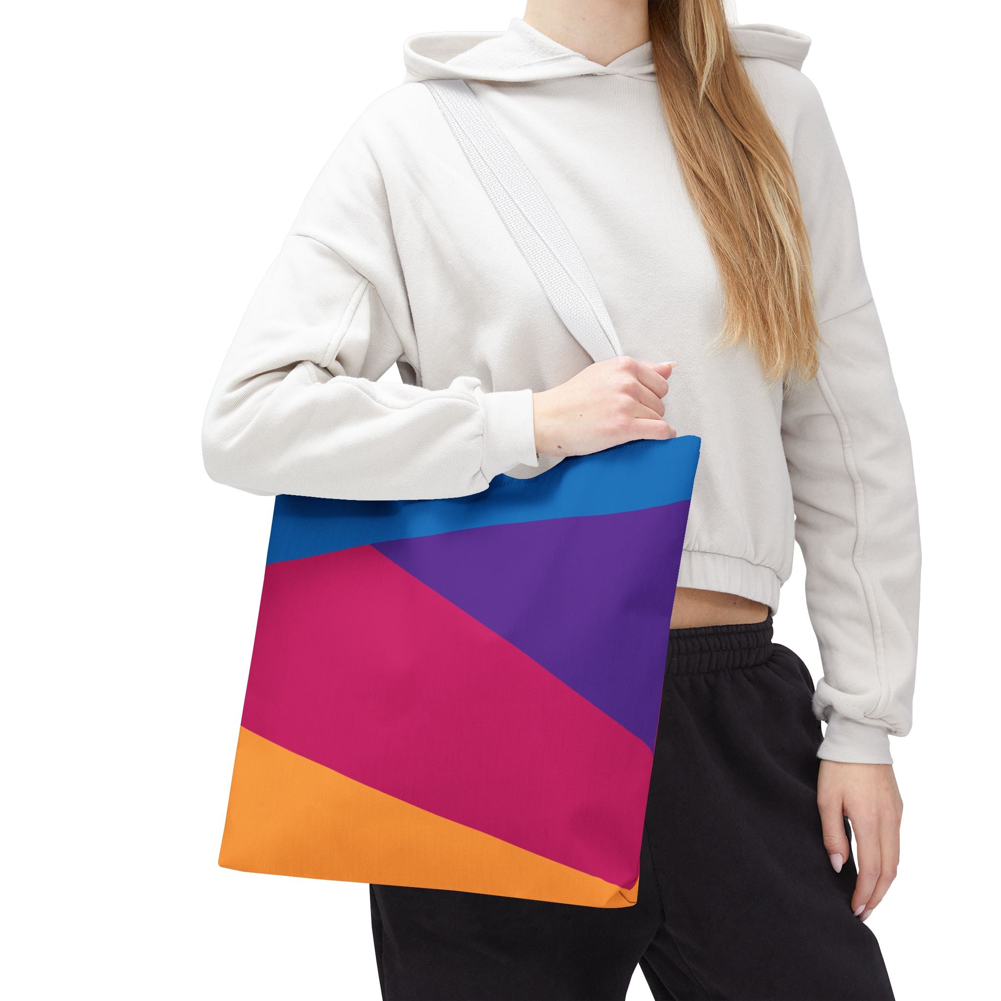 Colorblock Tote Bag