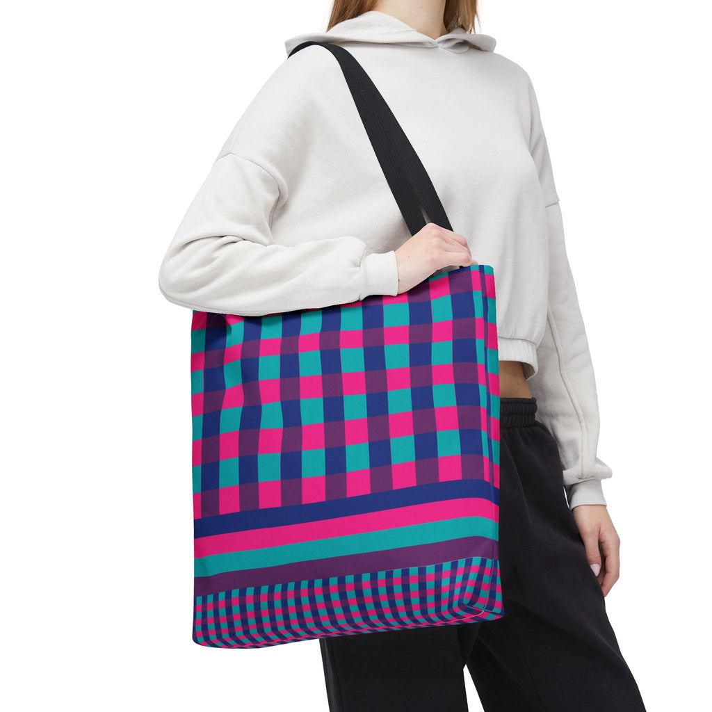 Colorblock Tote Bag