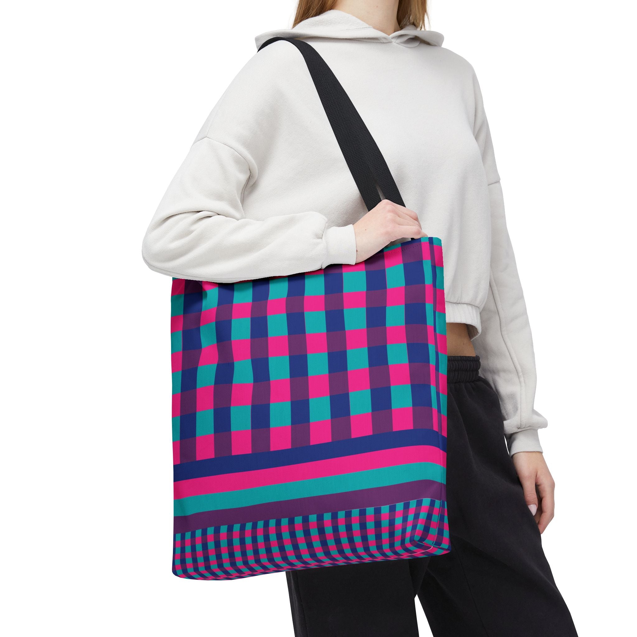 Colorblock Tote Bag