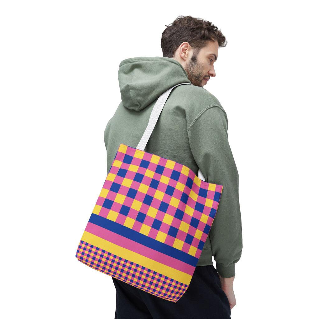 Colorblock Tote Bag