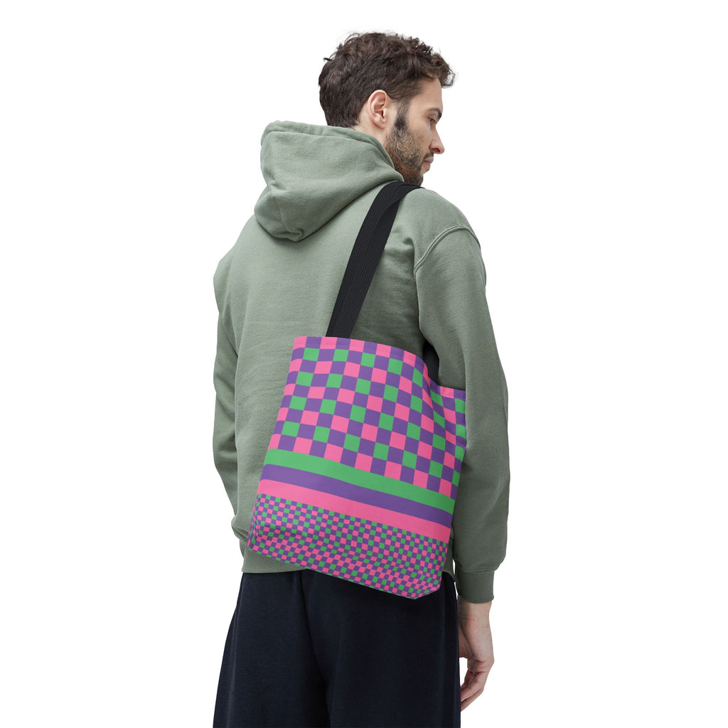 Colorblock Tote Bag