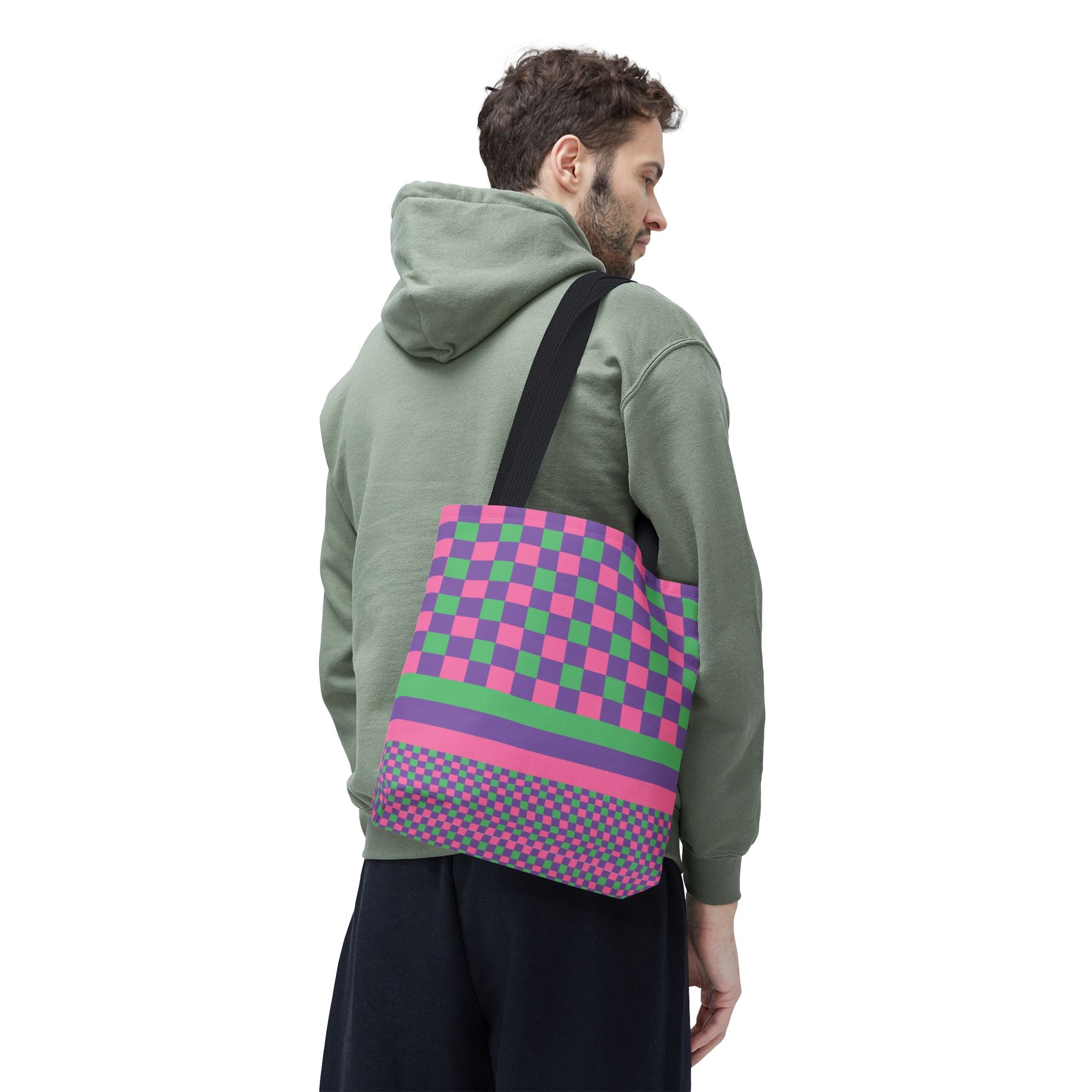Colorblock Tote Bag