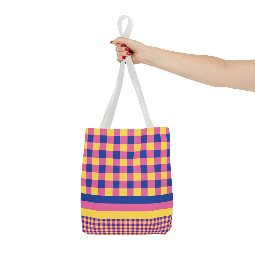 Colorblock Tote Bag