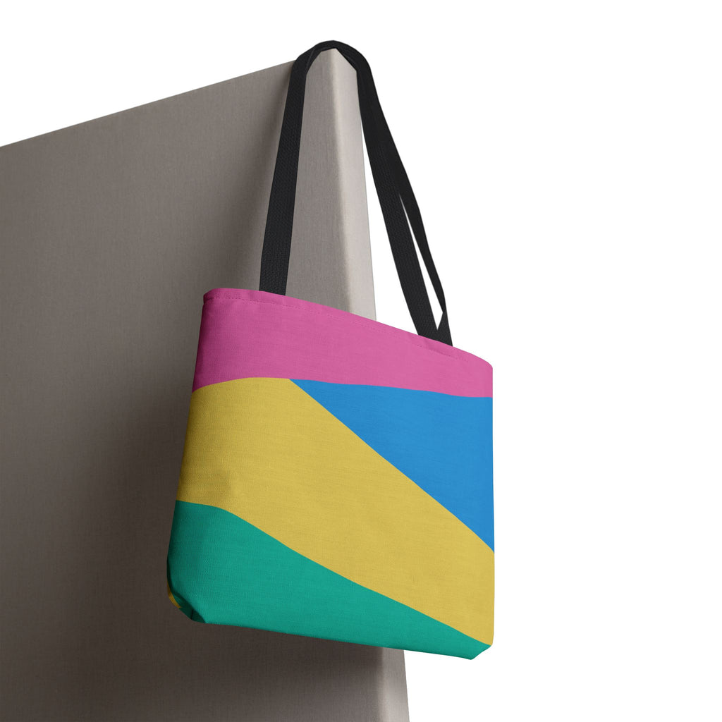 Colorblock Tote Bag