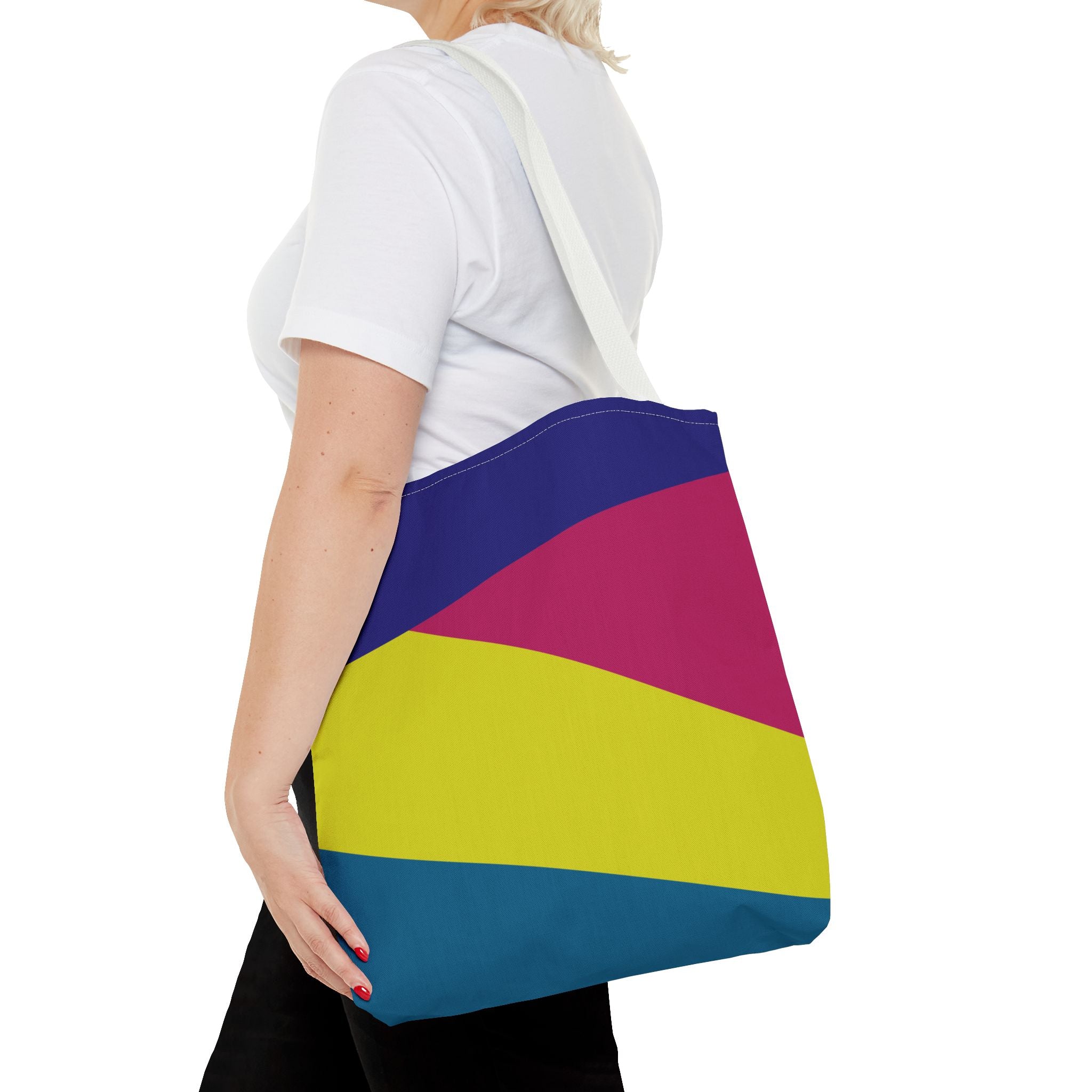 Colorblock Tote Bag