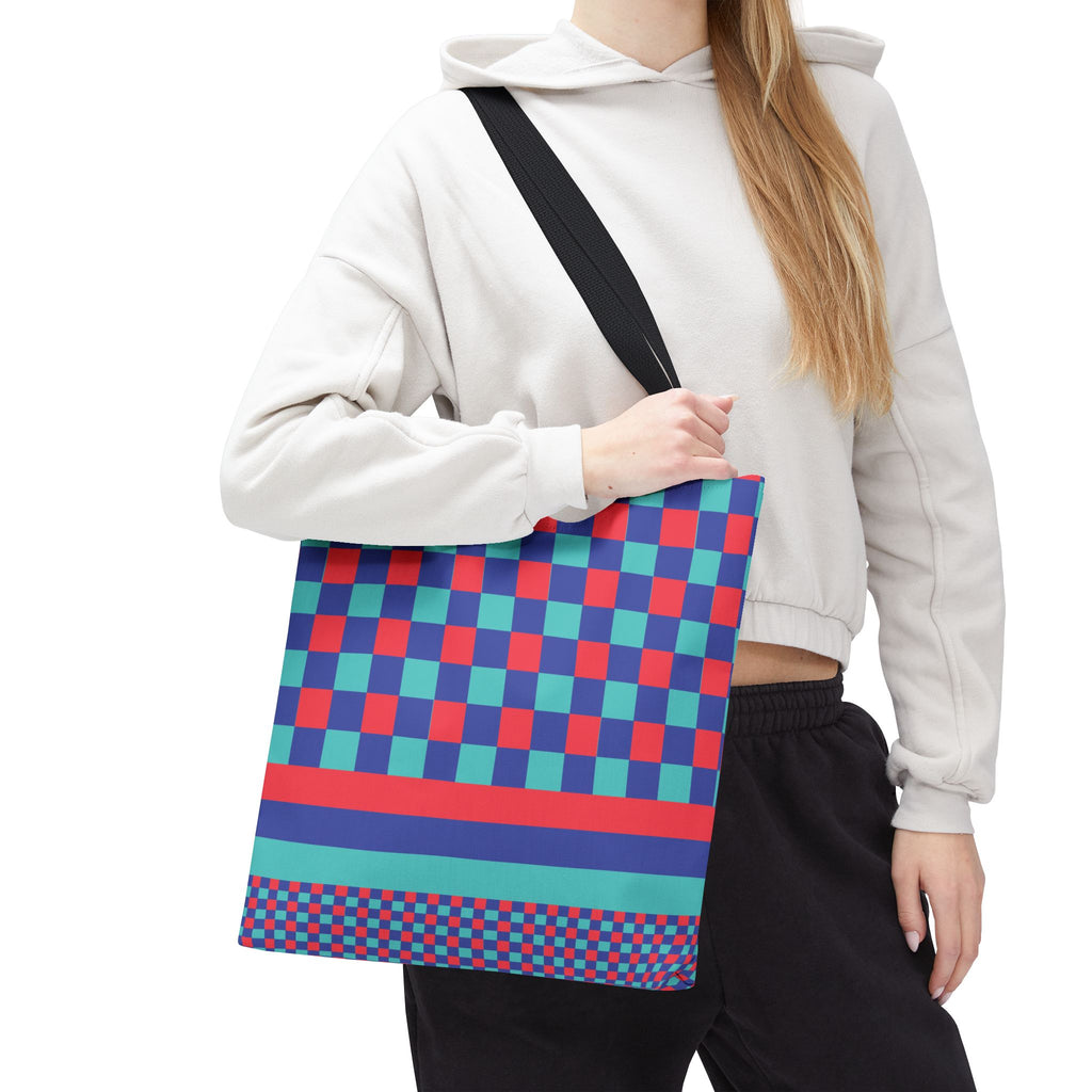 Colorblock Tote Bag