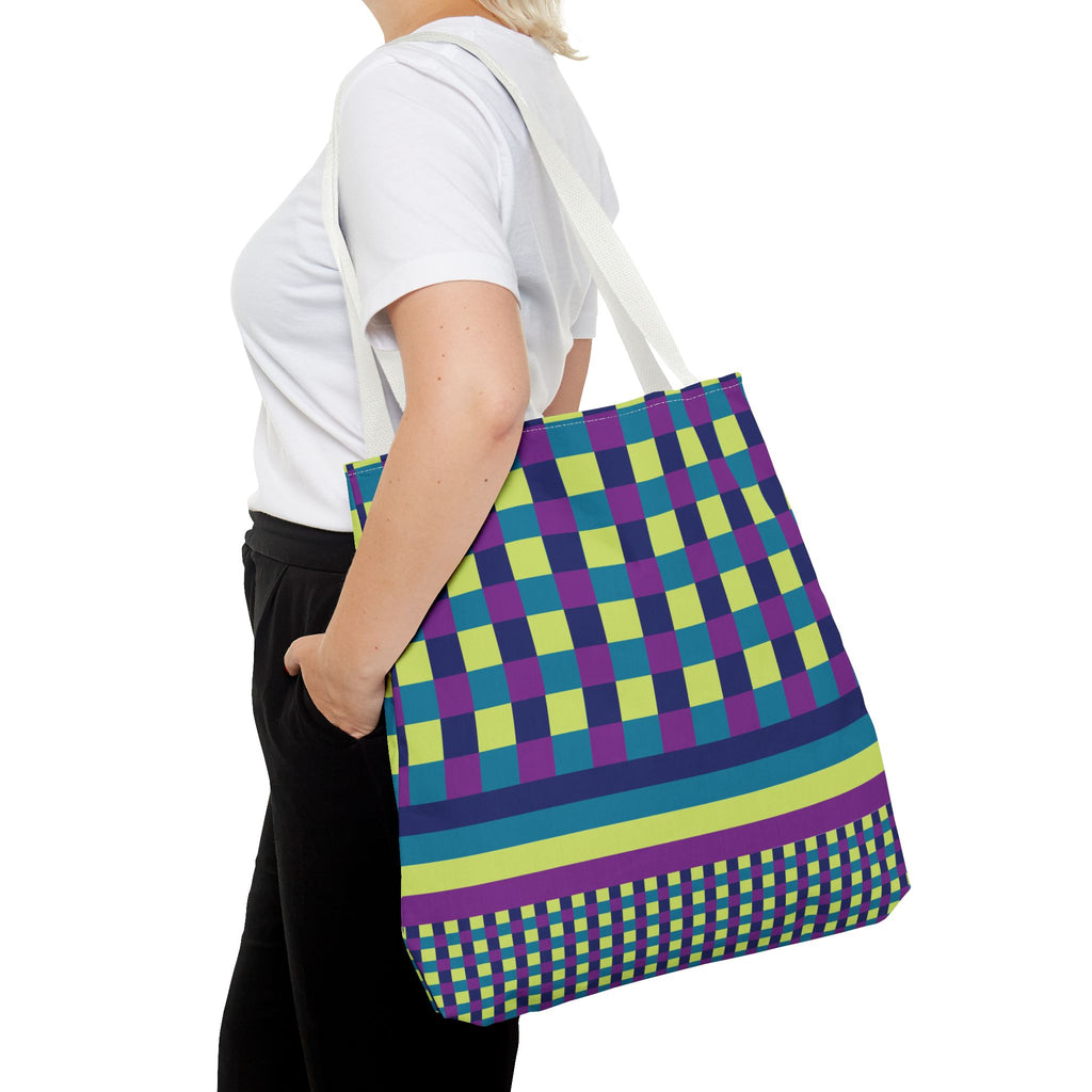 Colorblock Tote Bag
