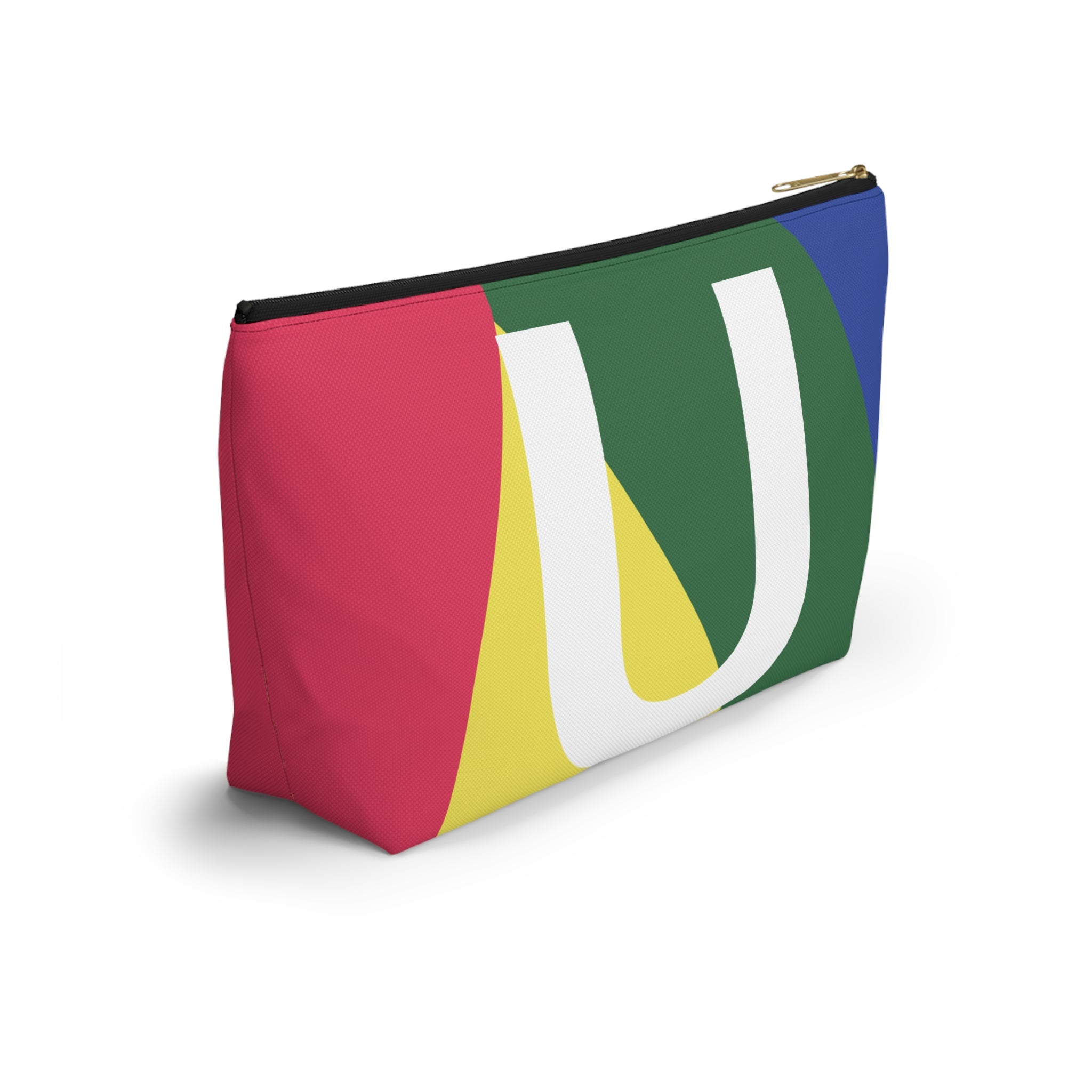 Colorblock Accessory Pouch — Monogram U T-Bottom Cosmetic Bag