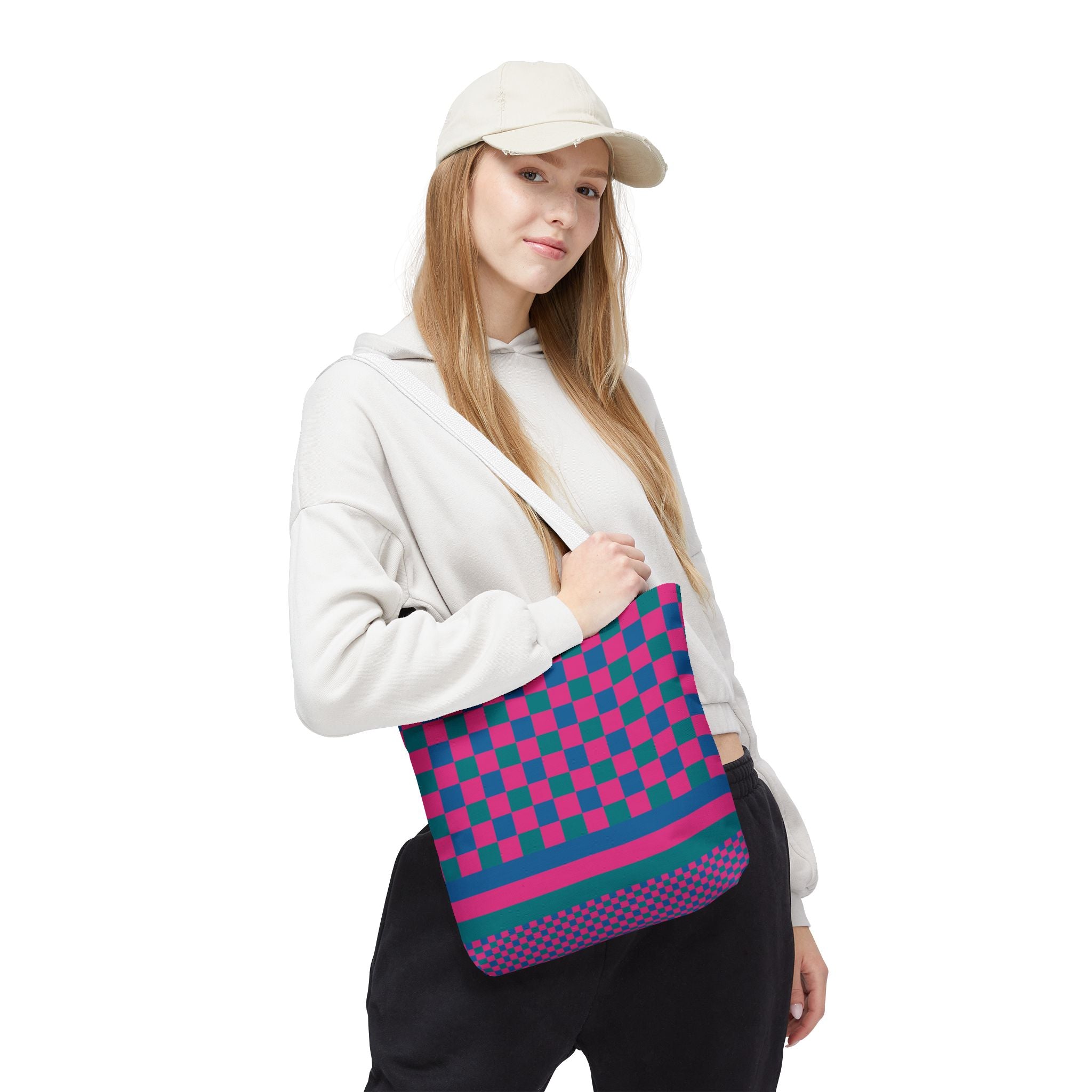 Colorblock Tote Bag