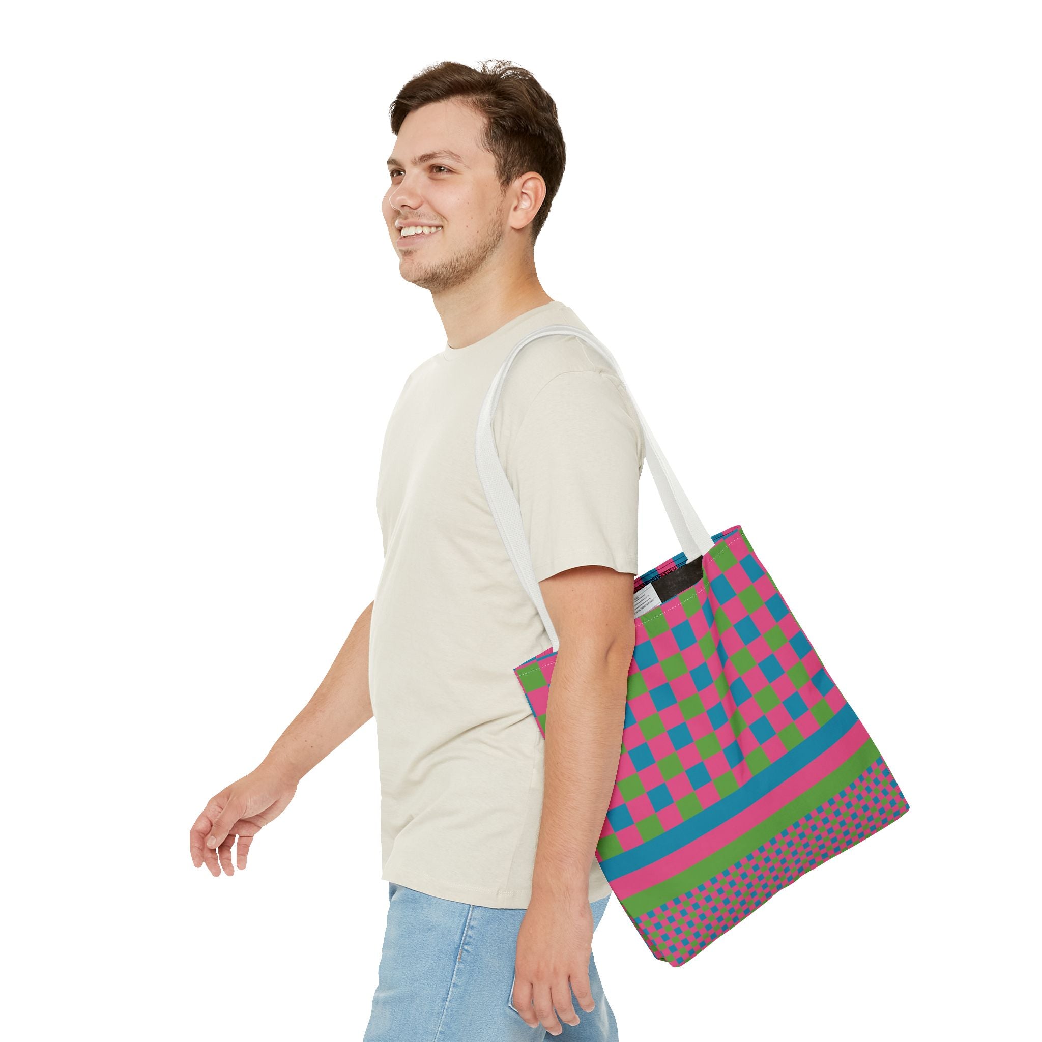 Colorblock Tote Bag