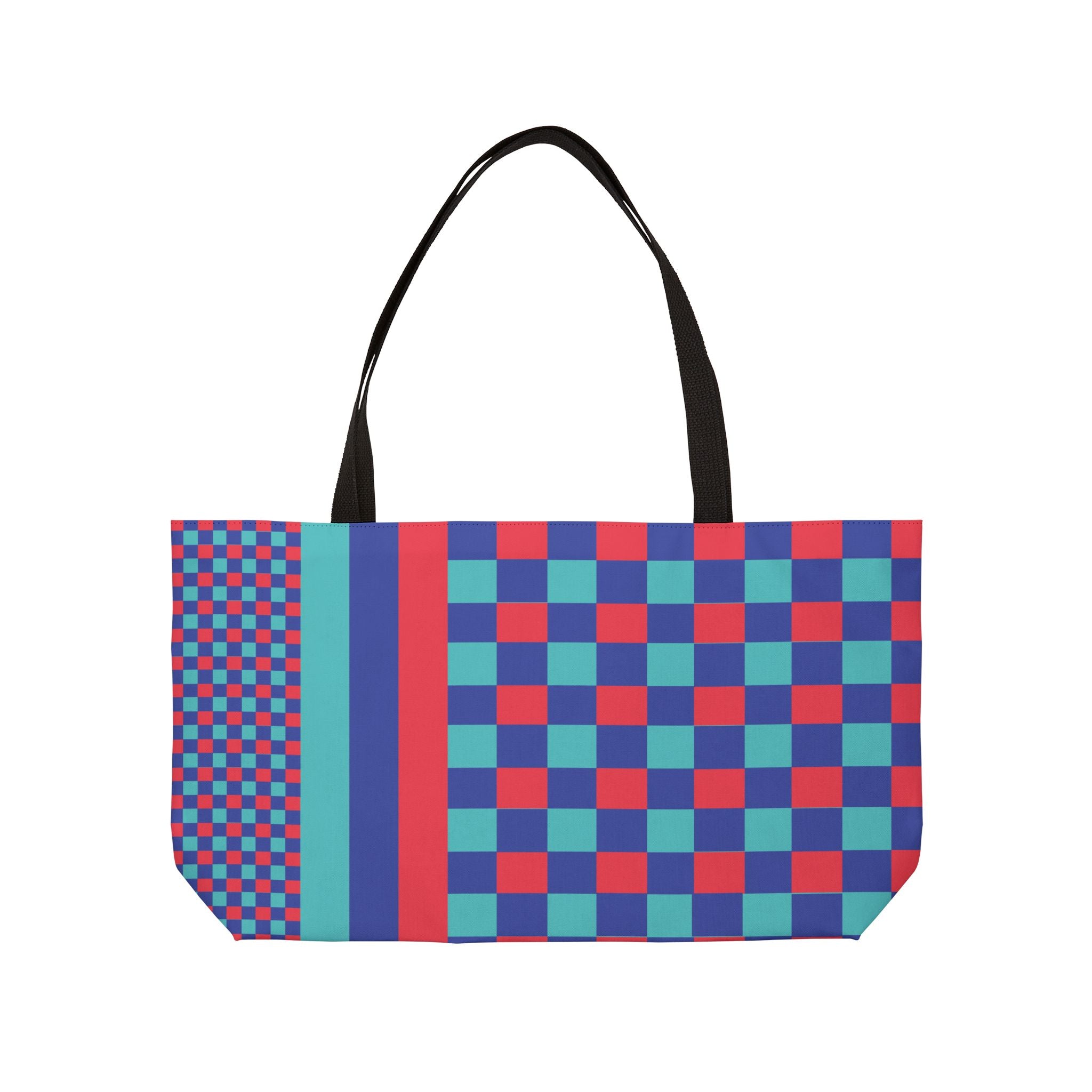 Colorblock Tote Bag