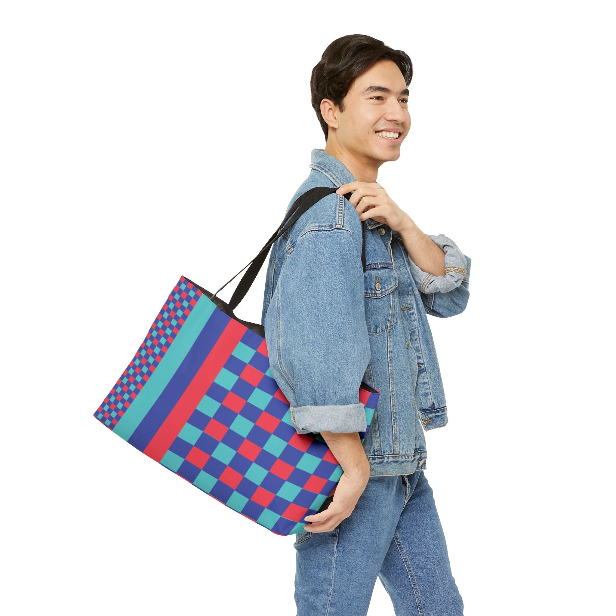 Colorblock Tote Bag