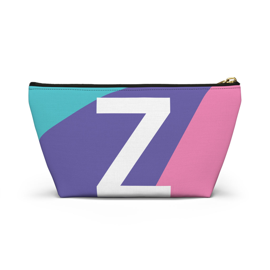 Colorblock Accessory Pouch — Monogram Z T-Bottom Cosmetic Bag