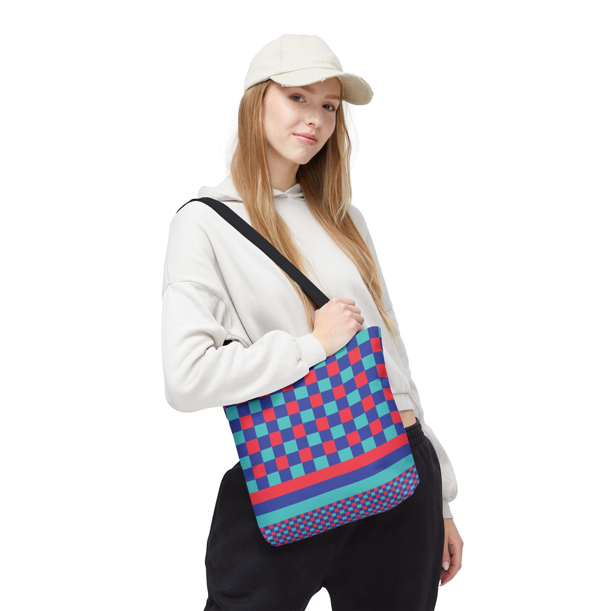 Colorblock Tote Bag