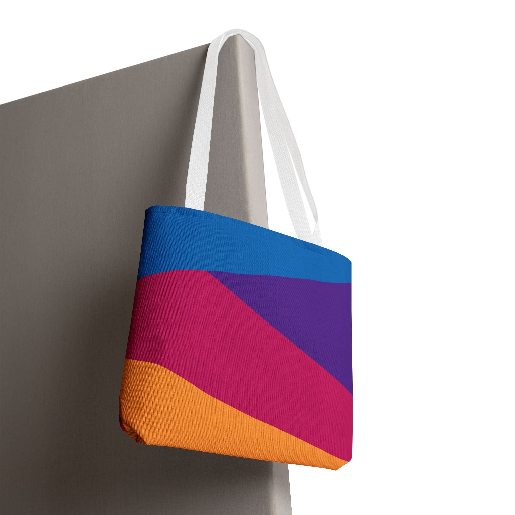Colorblock Tote Bag