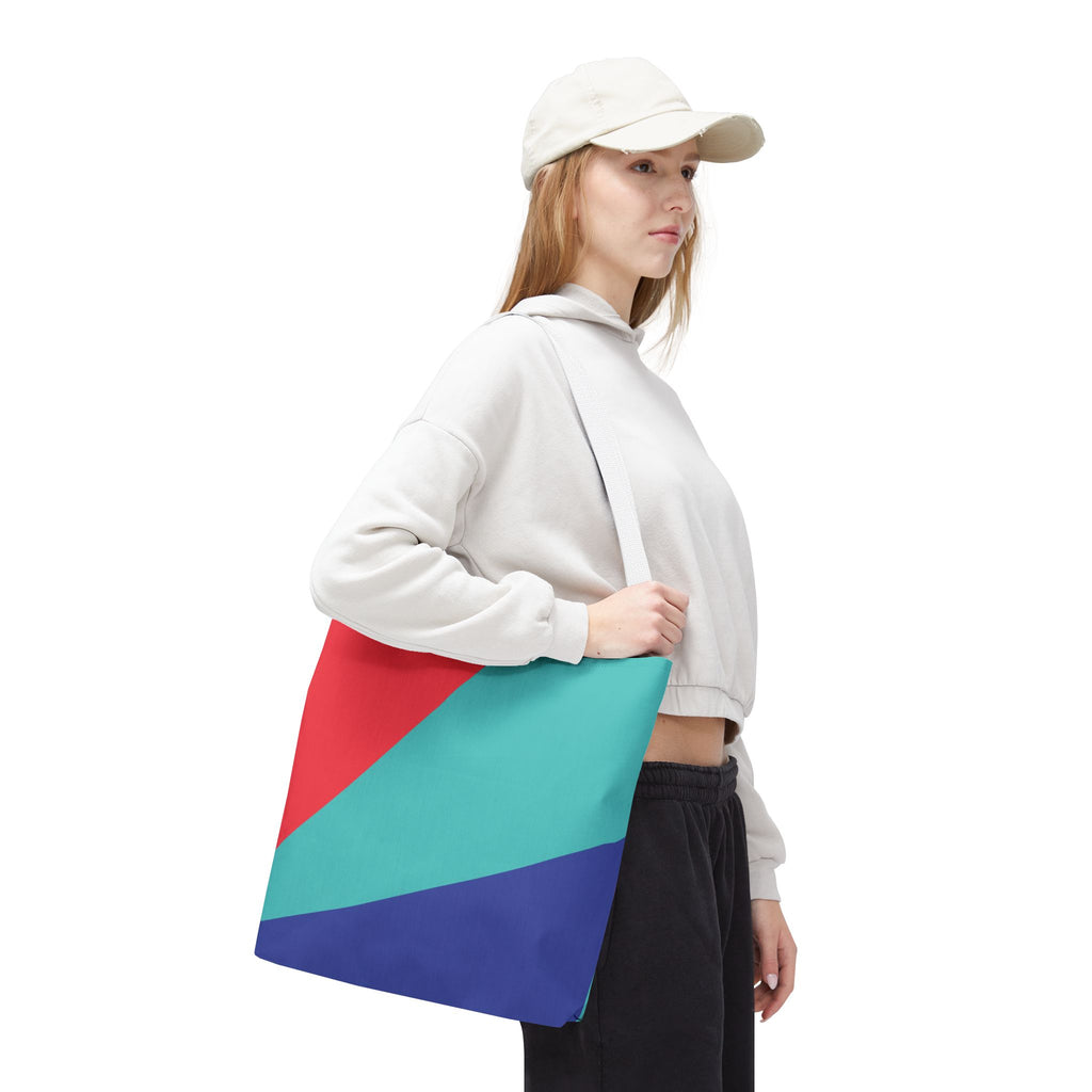Colorblock Tote Bag