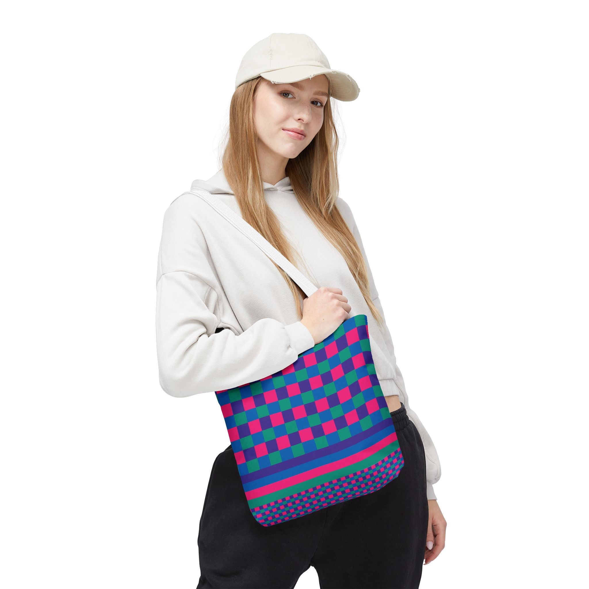 Colorblock Tote Bag