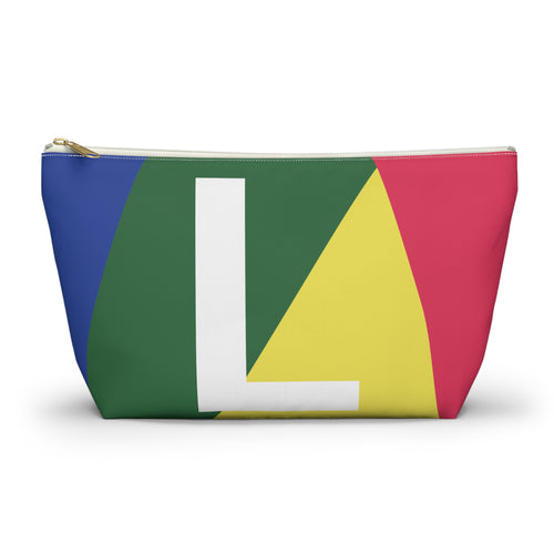 Colorblock Accessory Pouch — Monogram L T-Bottom Cosmetic Bag