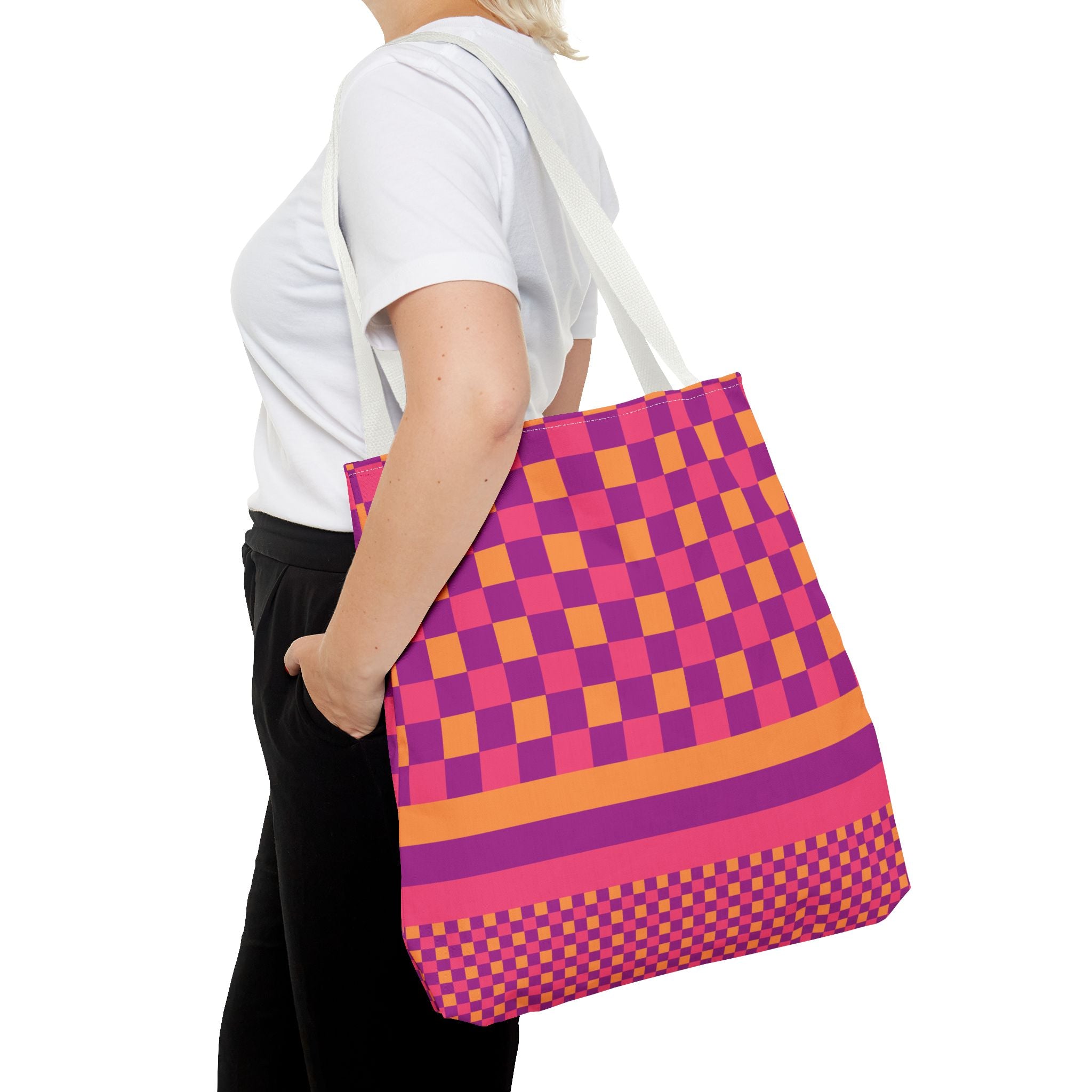 Colorblock Tote Bag