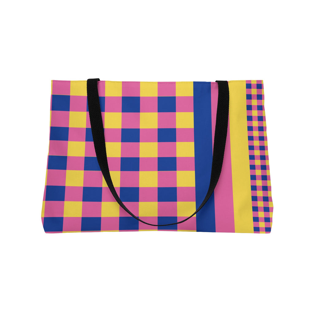 Colorblock Tote Bag