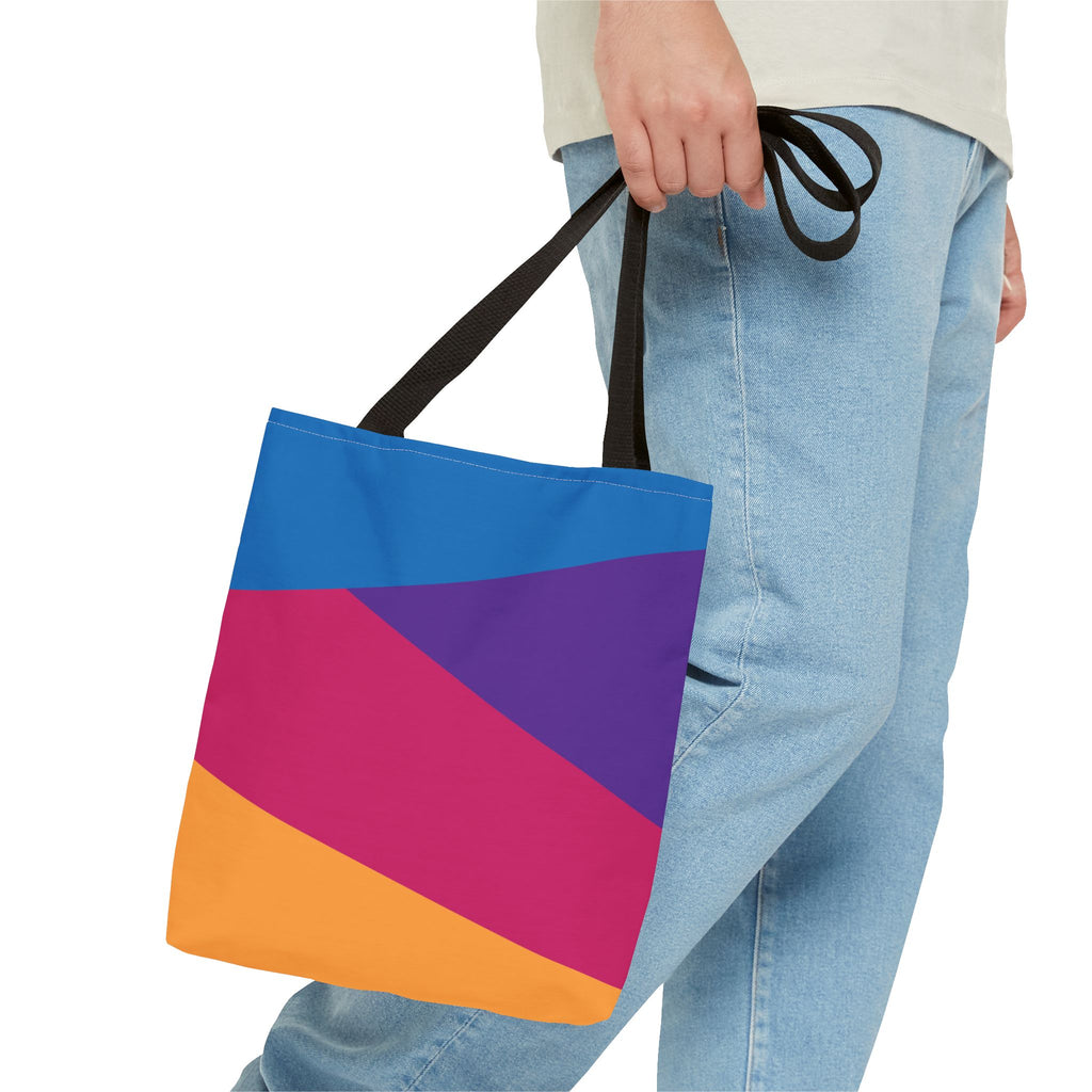 Colorblock Tote Bag
