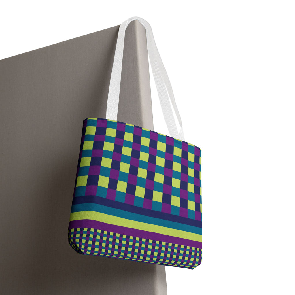 Colorblock Tote Bag