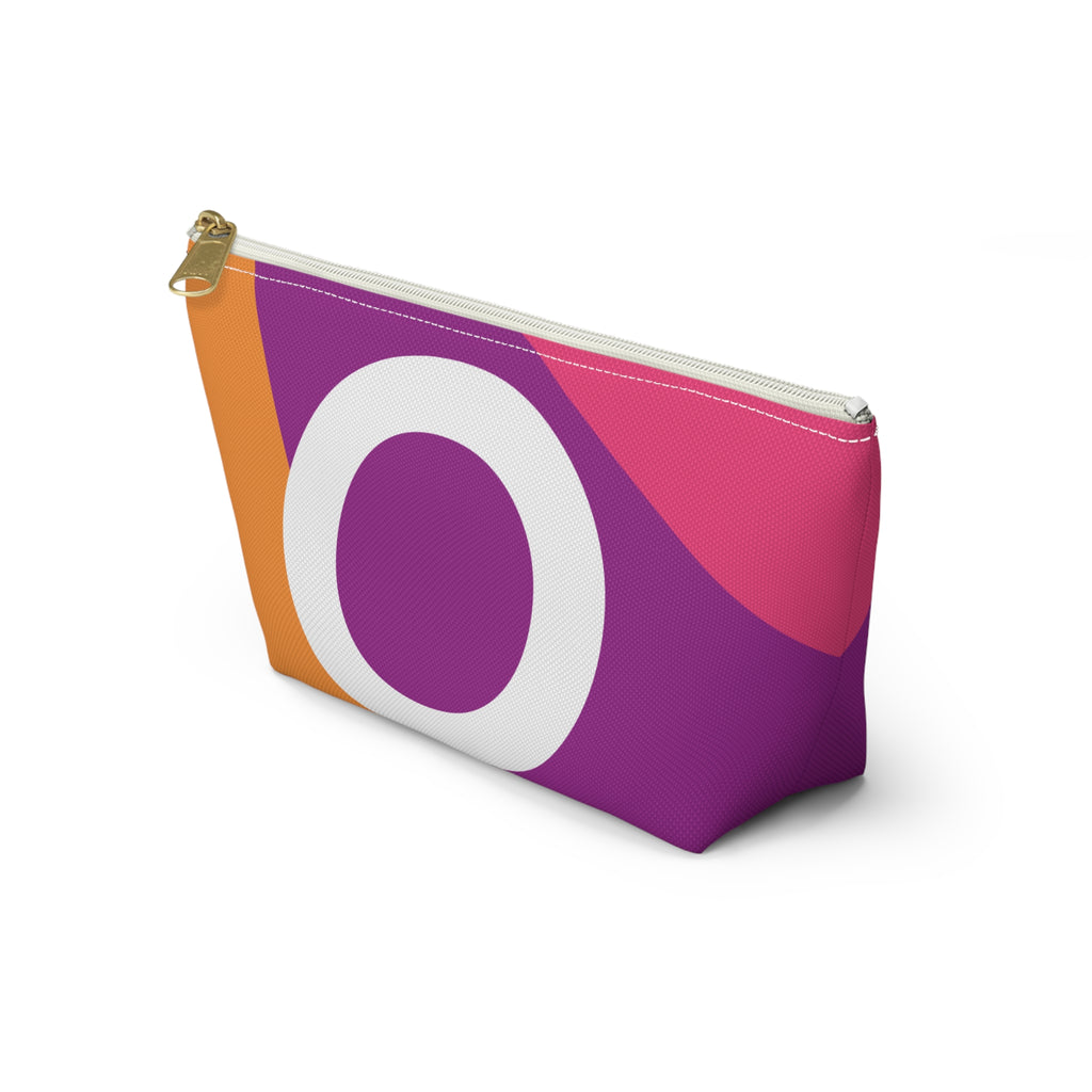 Colorblock Accessory Pouch — Monogram O T-Bottom Cosmetic Bag