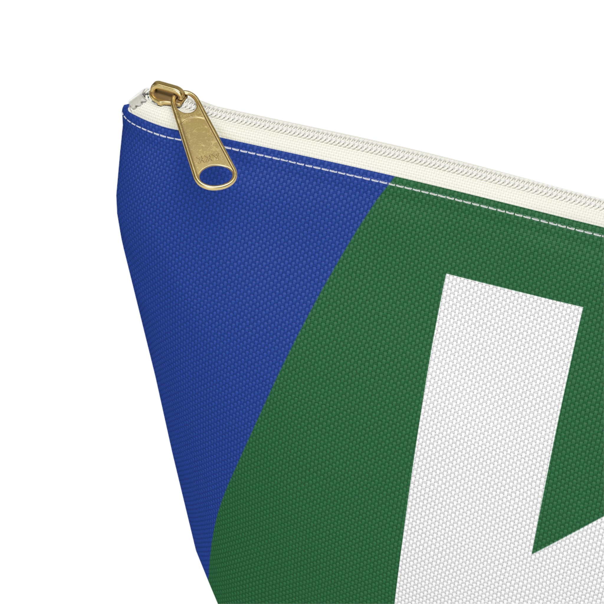 Colorblock Accessory Pouch — Monogram K T-Bottom Cosmetic Bag