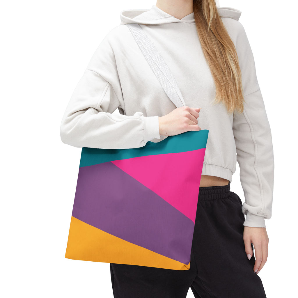 Colorblock Tote Bag