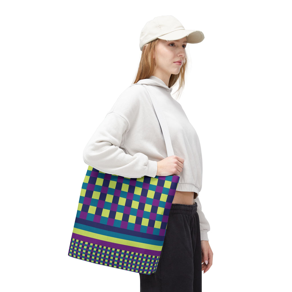 Colorblock Tote Bag