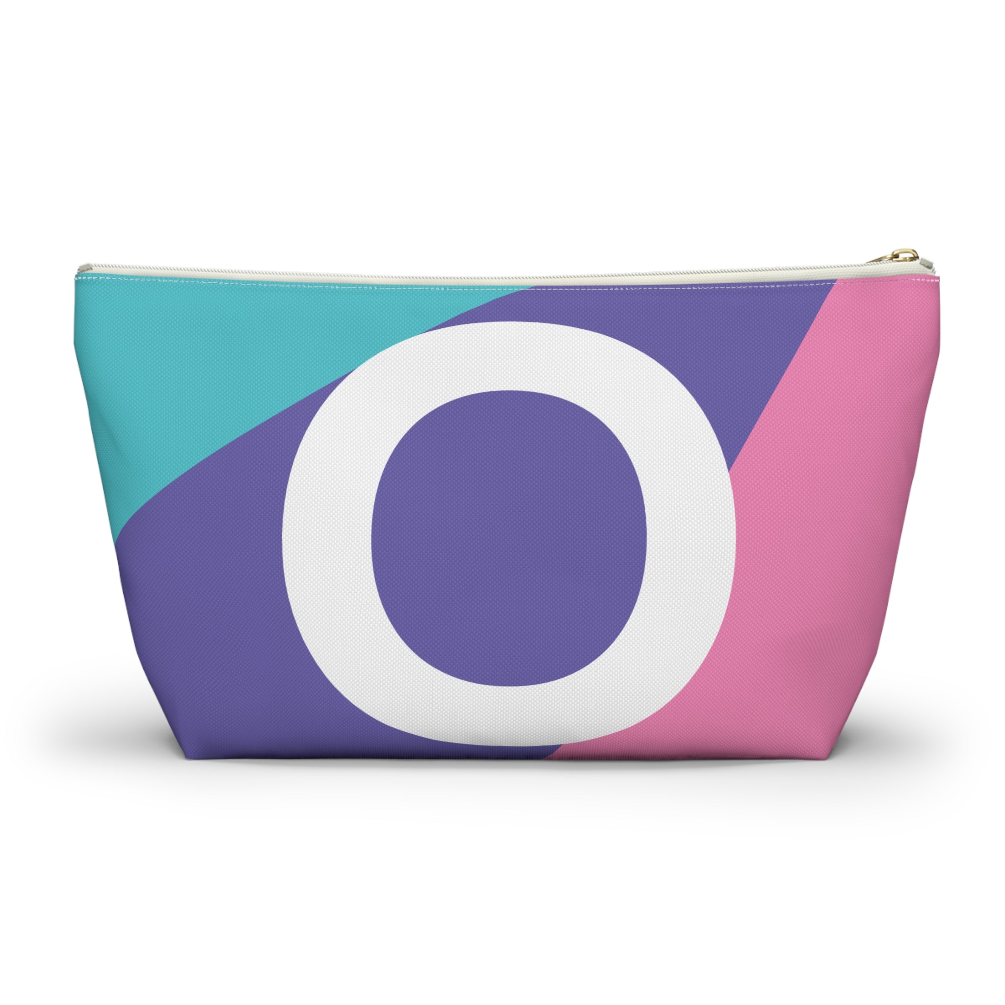 Colorblock Accessory Pouch — Monogram O T-Bottom Cosmetic Bag
