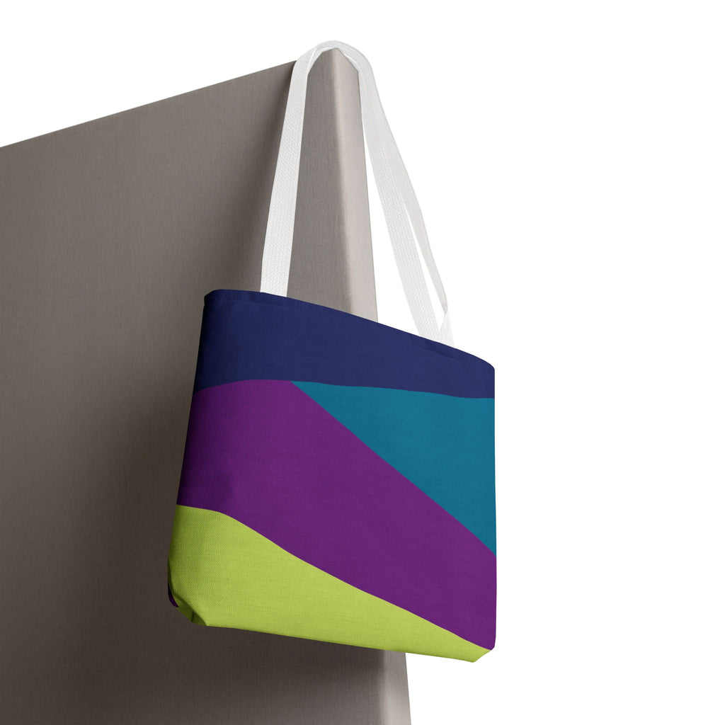 Colorblock Tote Bag