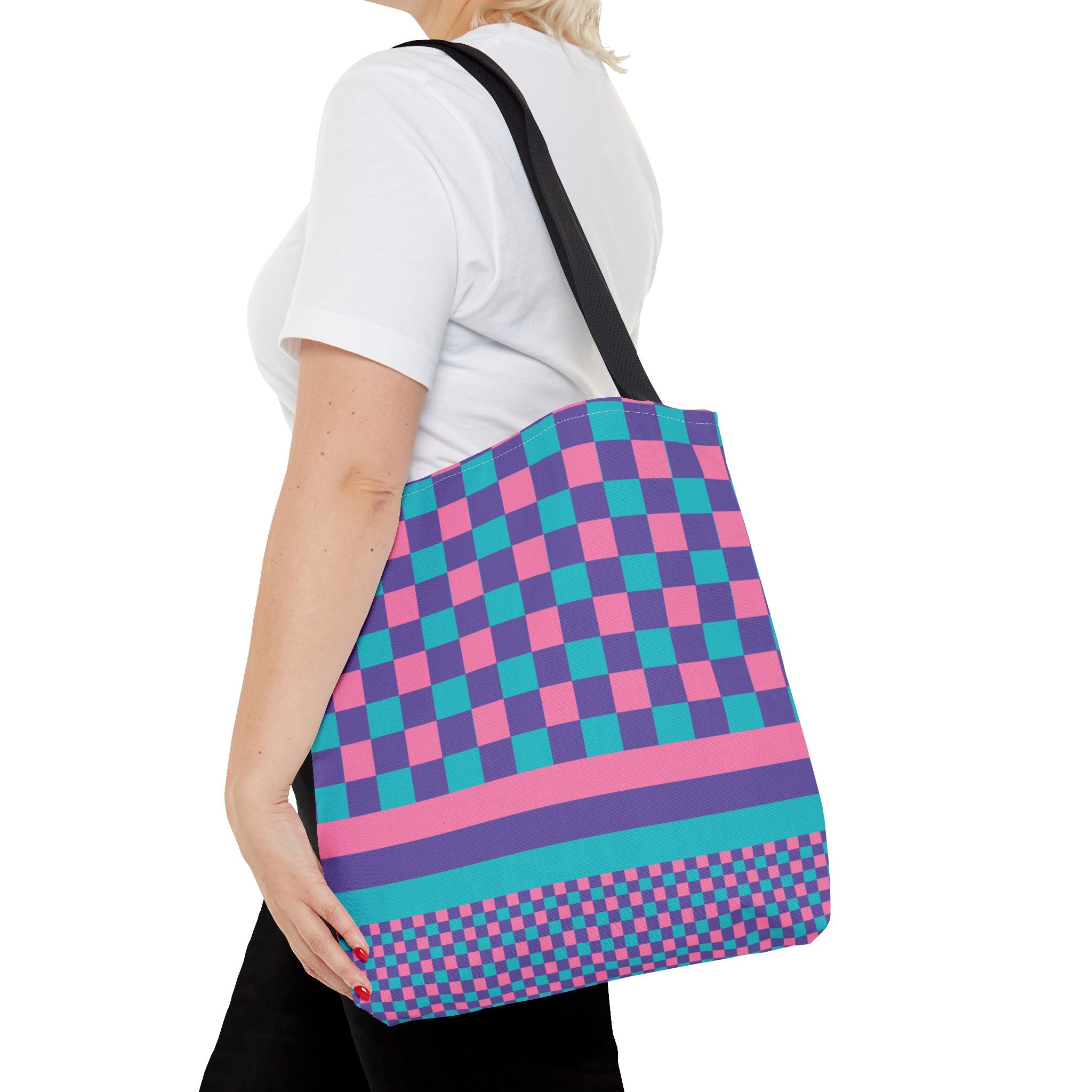 Colorblock Tote Bag