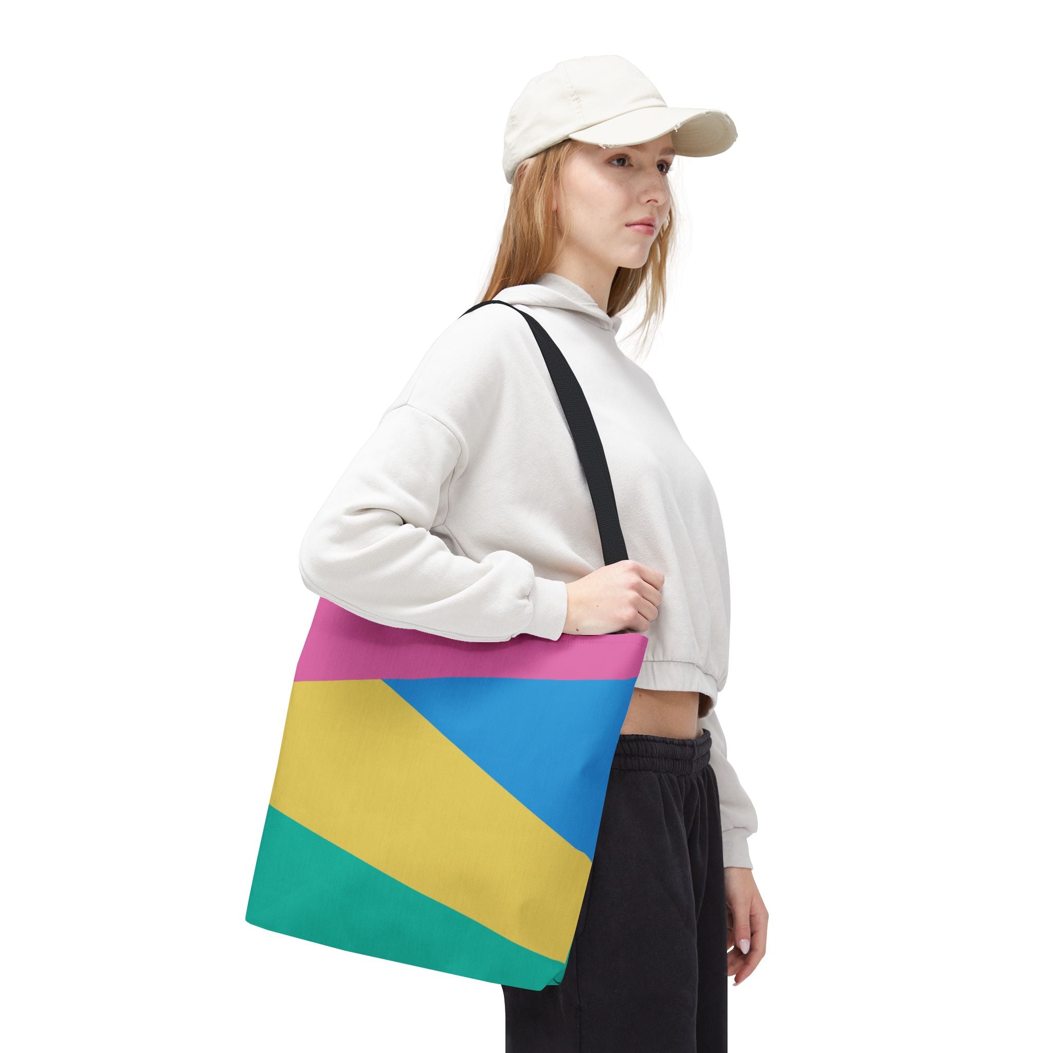 Colorblock Tote Bag