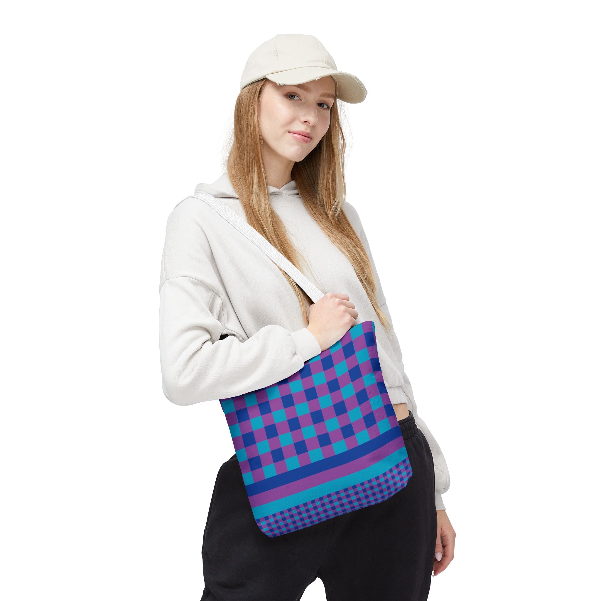 Colorblock Tote Bag