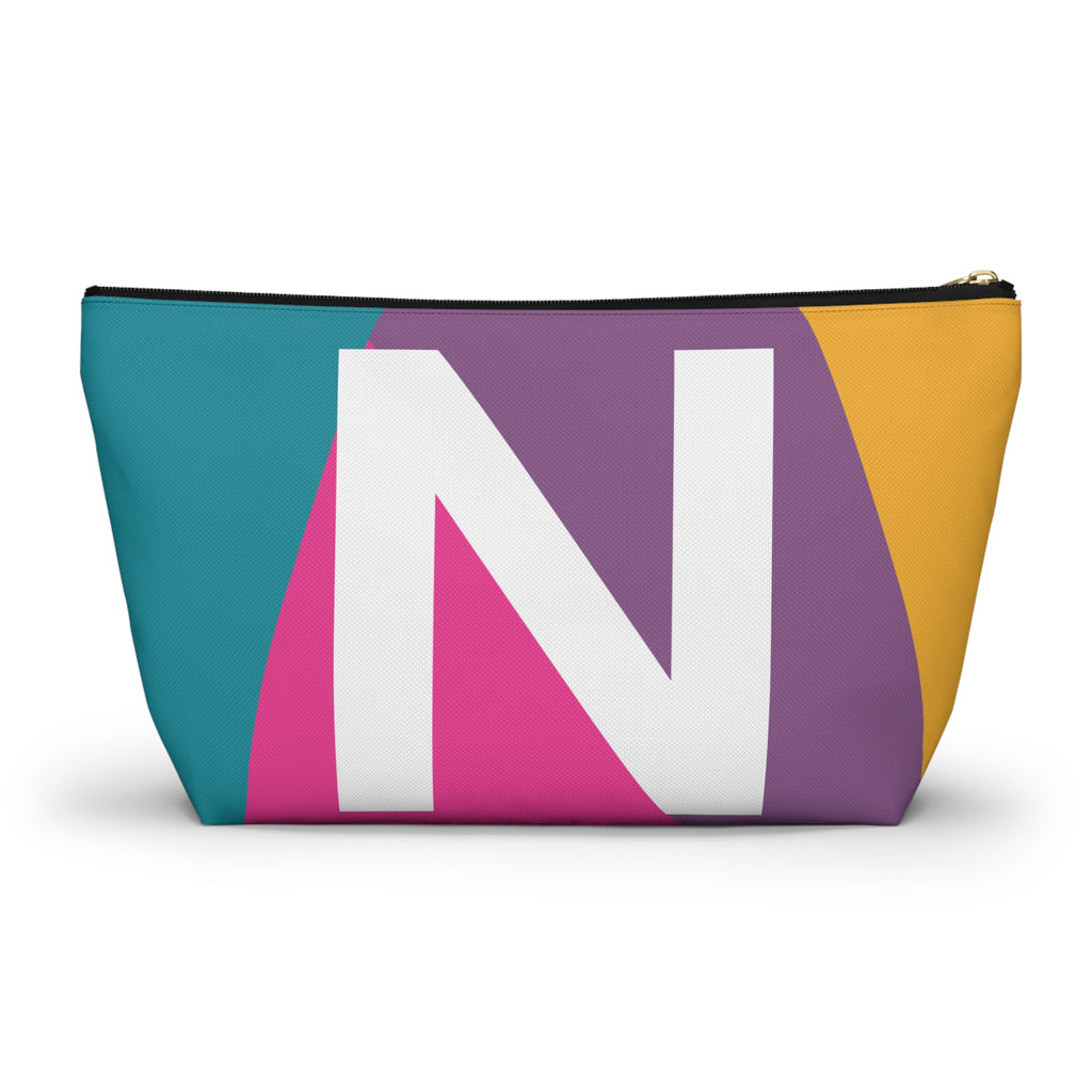 Colorblock Accessory Pouch — Monogram N T-Bottom Cosmetic Bag