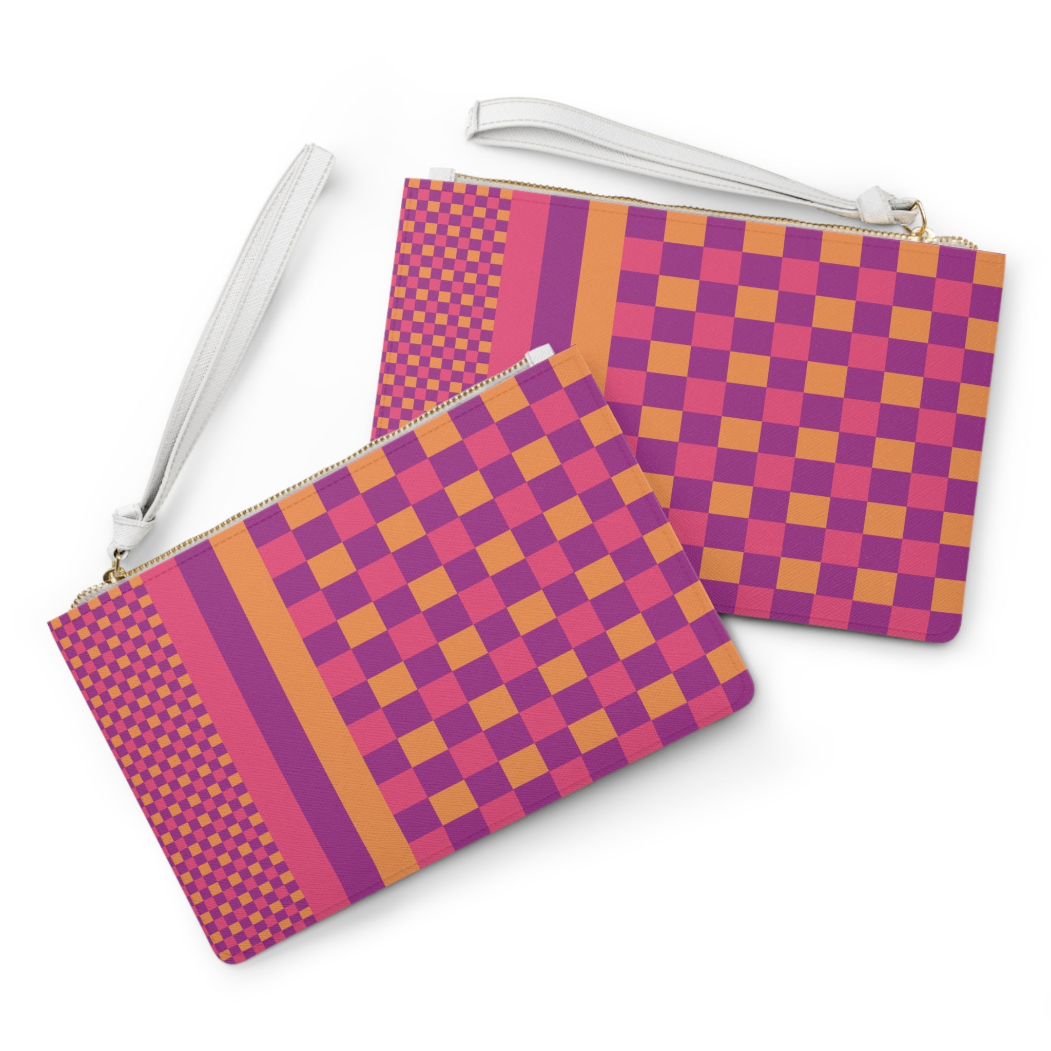 Colorblock Clutch Bag