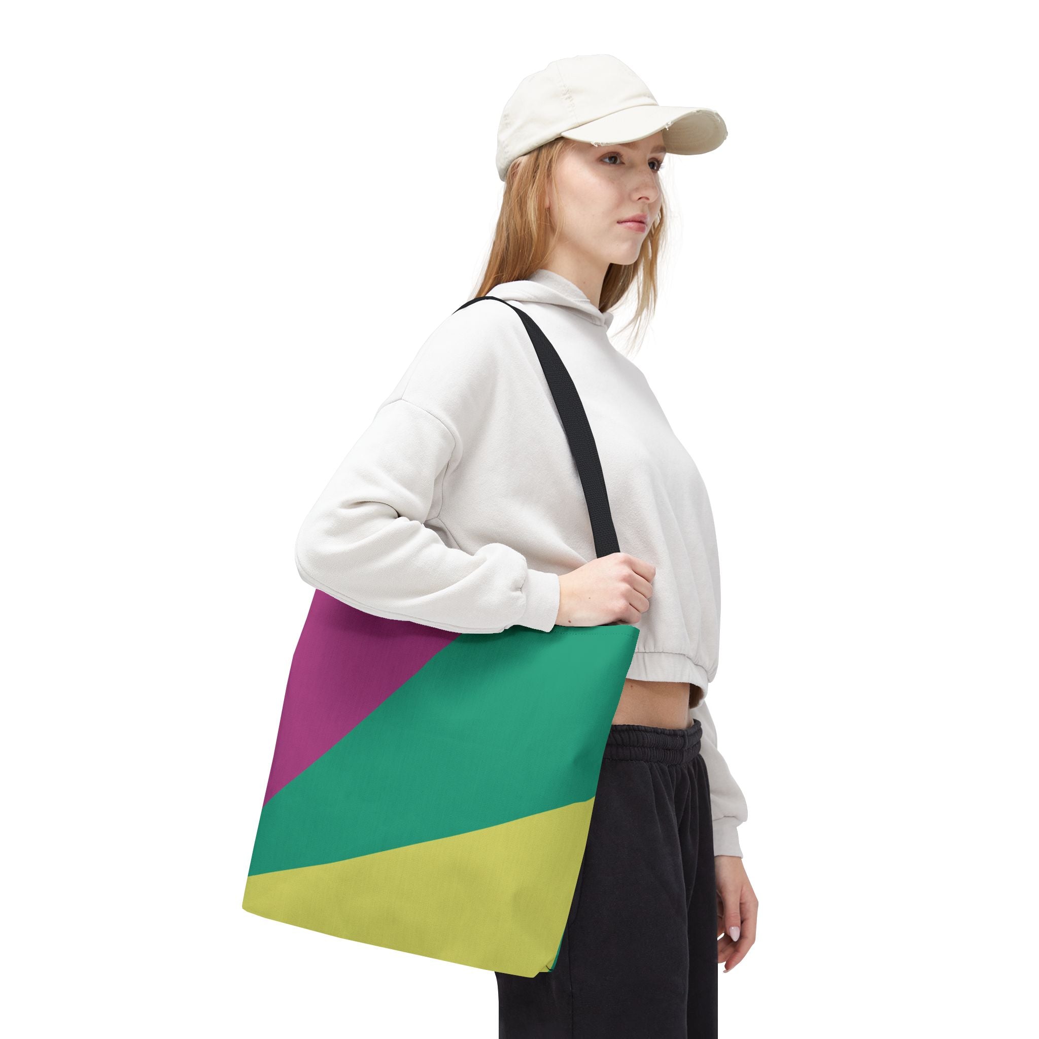 Colorblock Tote Bag