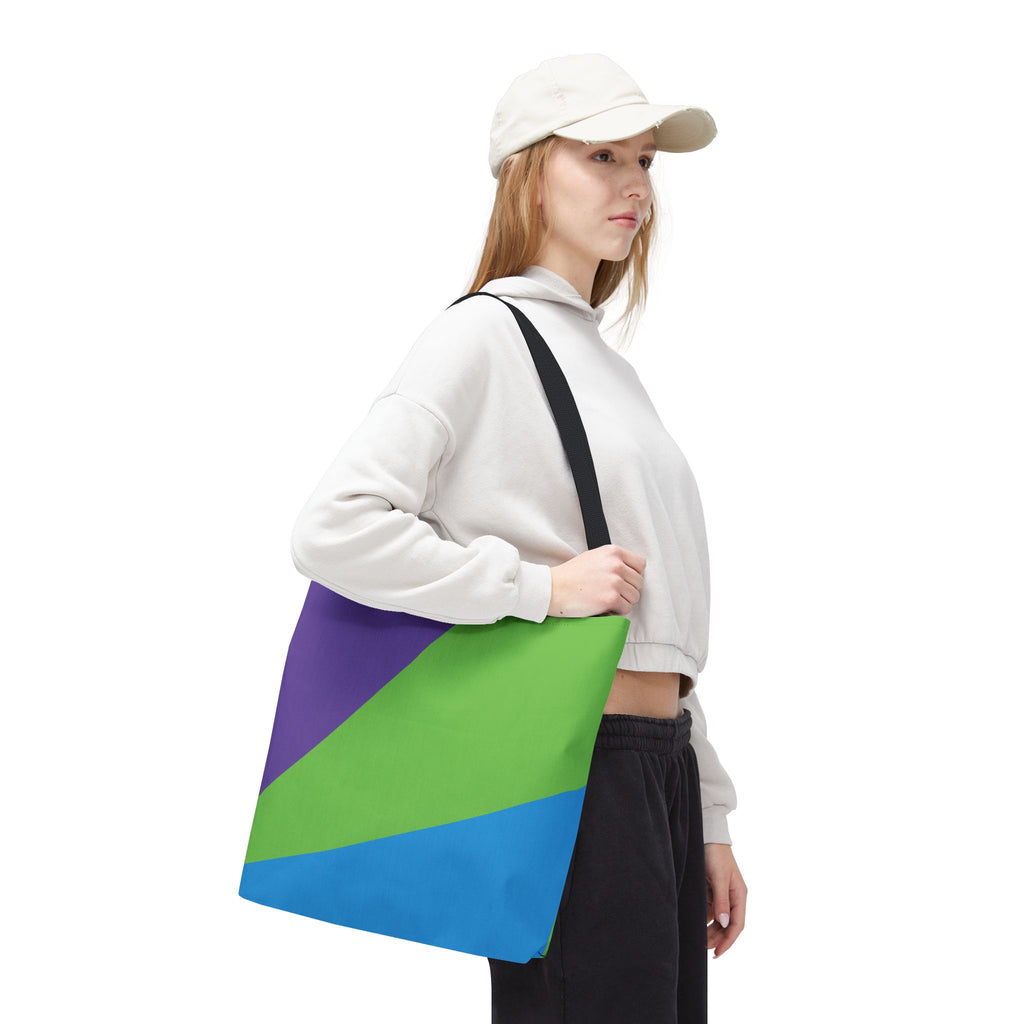 Colorblock Tote Bag