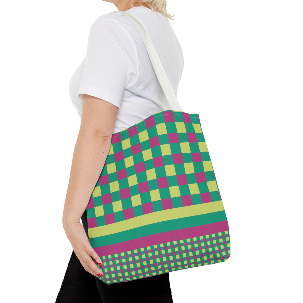 Colorblock Tote Bag