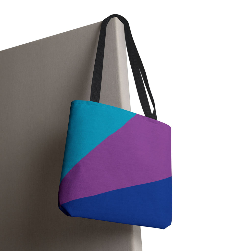 Colorblock Tote Bag