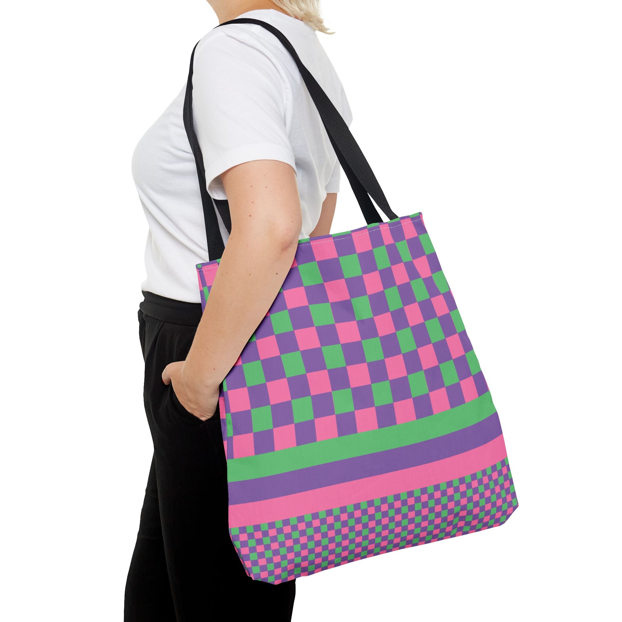 Colorblock Tote Bag
