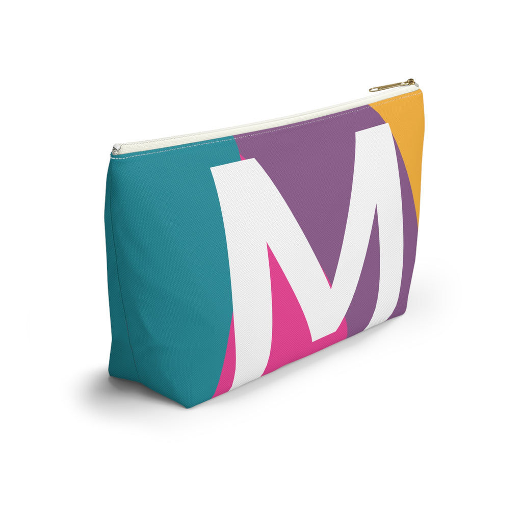 Colorblock Accessory Pouch — Monogram M T-Bottom Cosmetic Bag