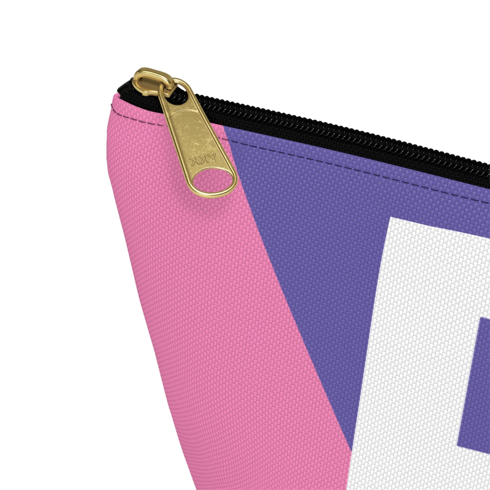 Colorblock Accessory Pouch — Monogram R T-Bottom Cosmetic Bag