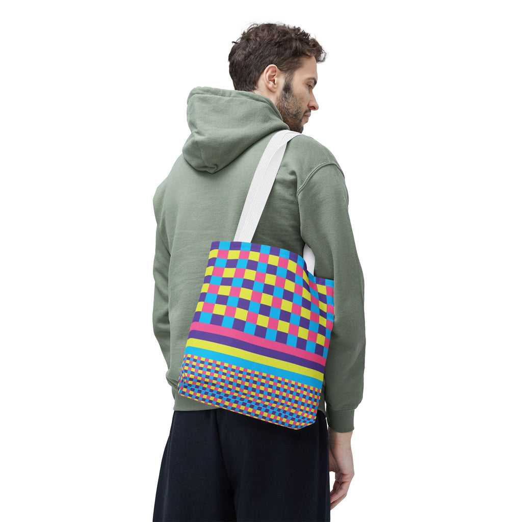 Colorblock Tote Bag