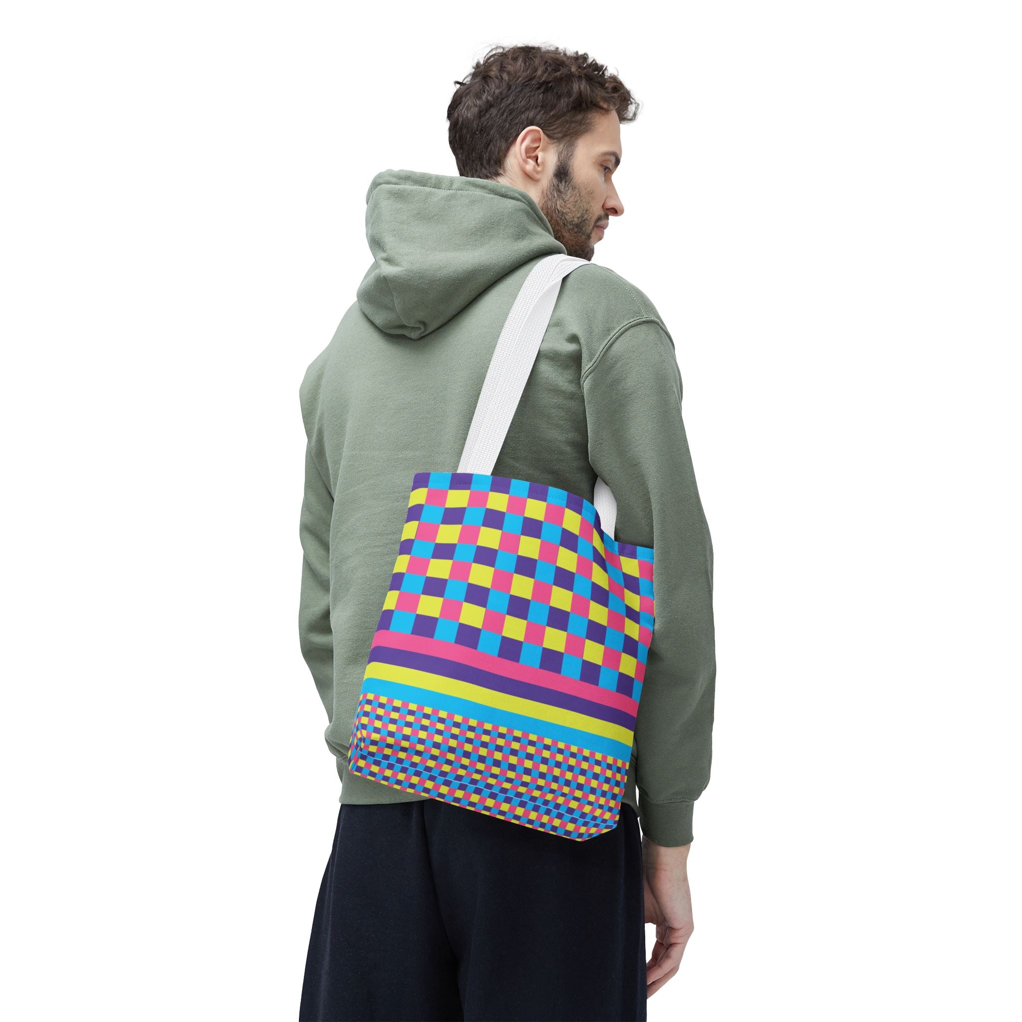 Colorblock Tote Bag
