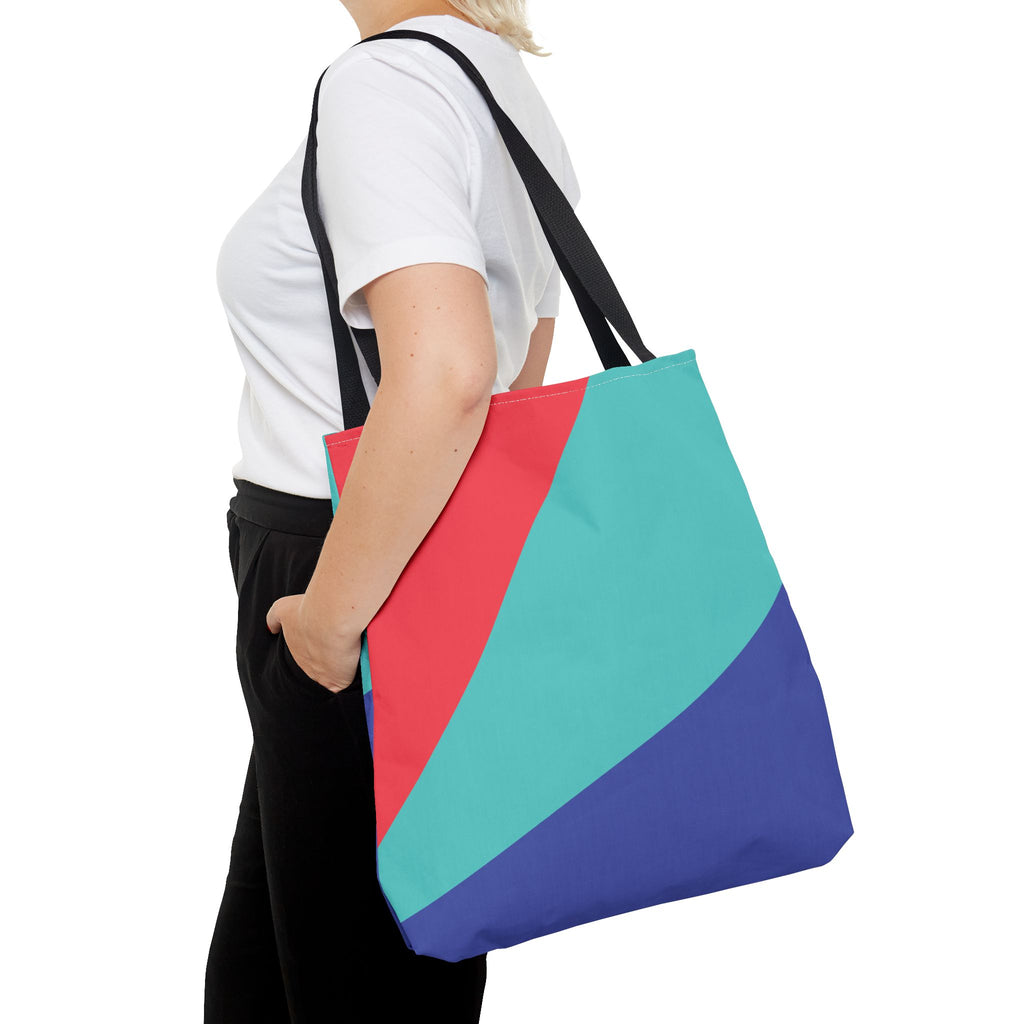 Colorblock Tote Bag