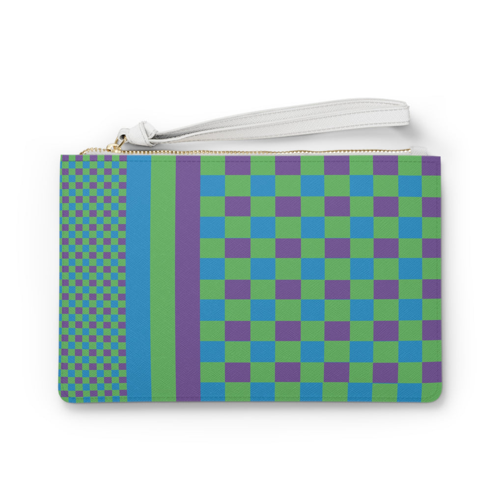 Colorblock Clutch Bag