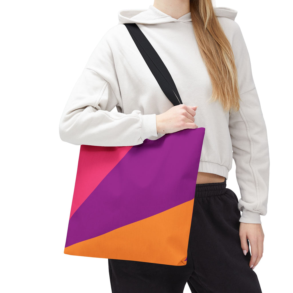 Colorblock Tote Bag