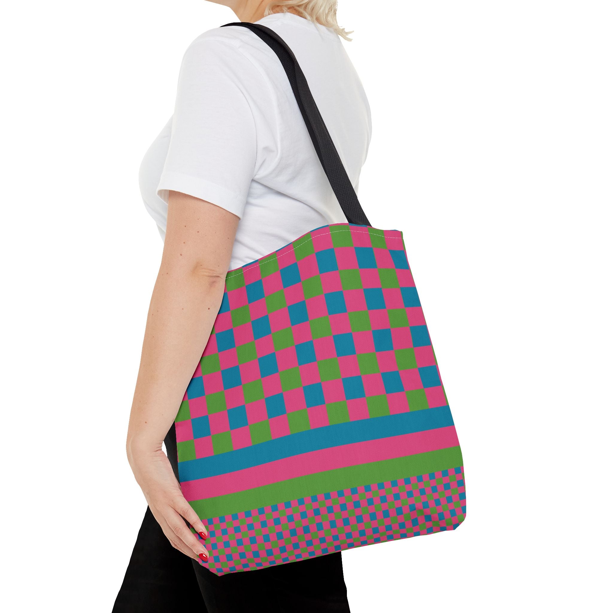 Colorblock Tote Bag